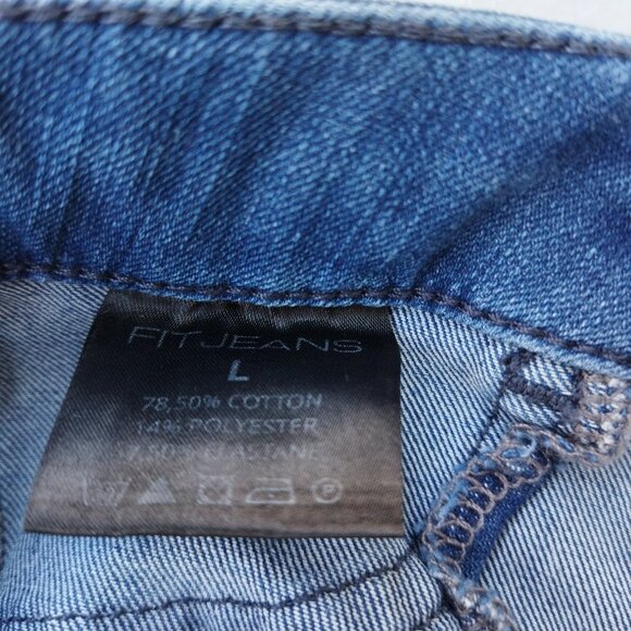 Fitjeans - 360 High Waisted - Sapphire Blue - Size  L - Picture 6 of 7